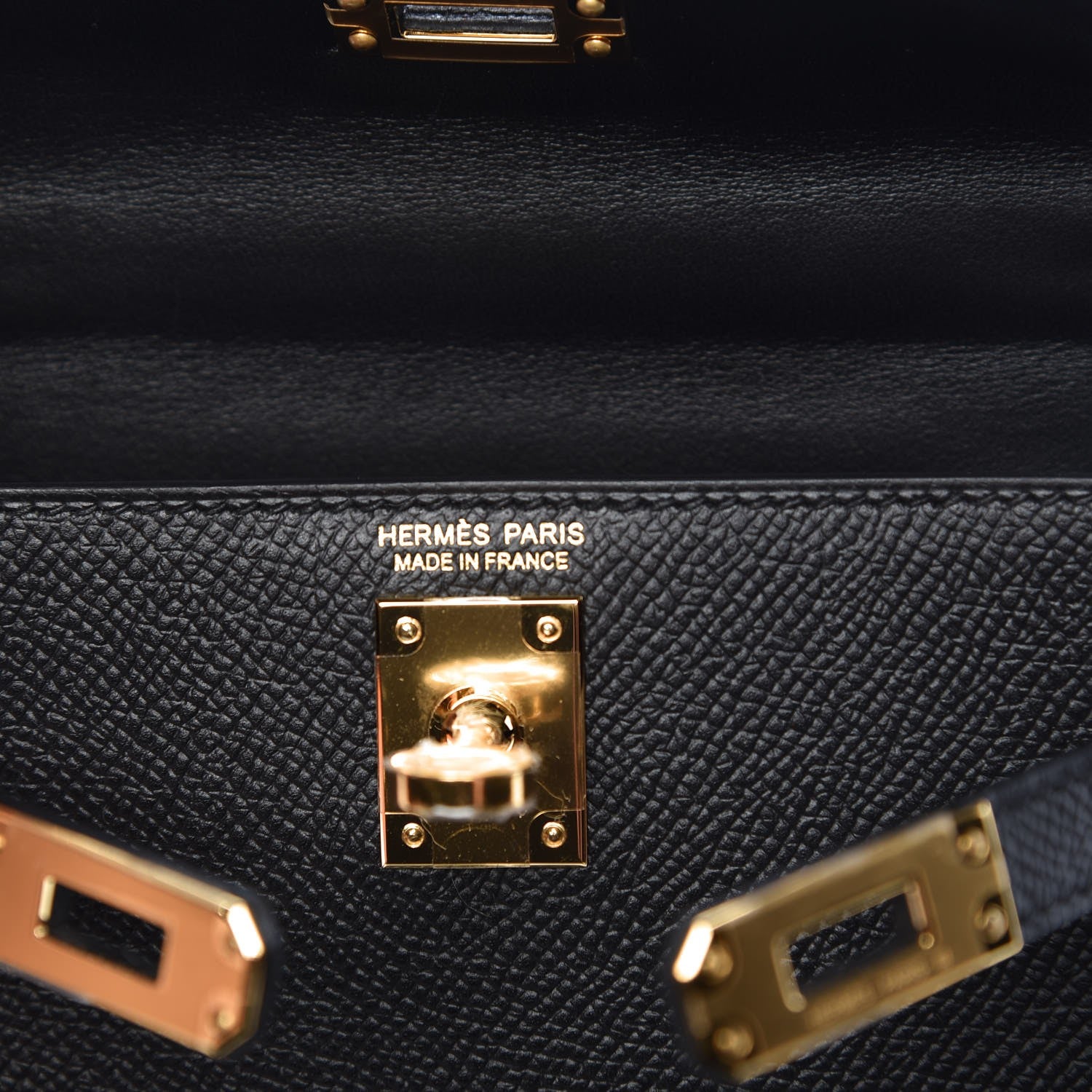 Hermes Epsom Mini Kelly Sellier 20 Black 6 of 8
