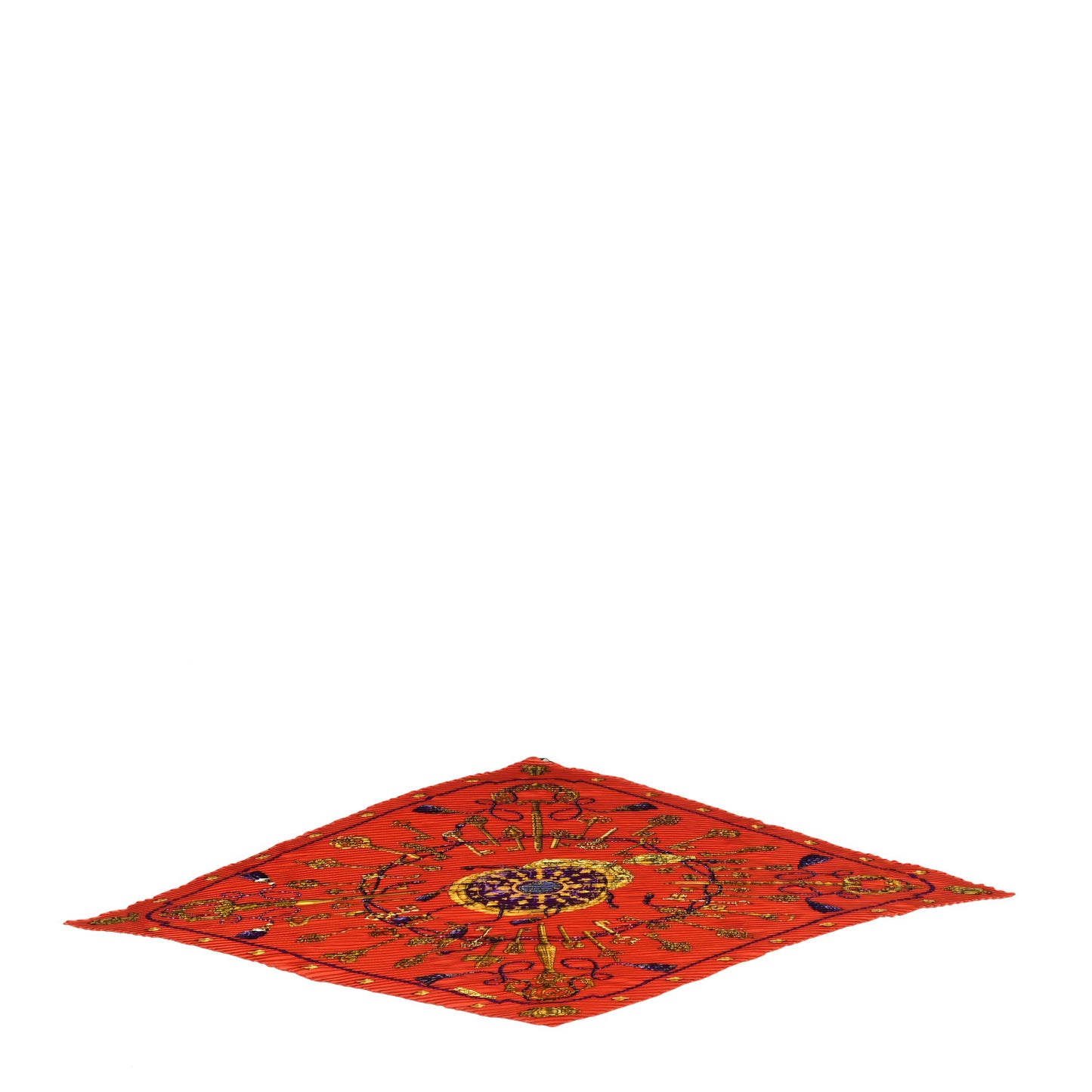 Silk Plisse Les Cles Scarf