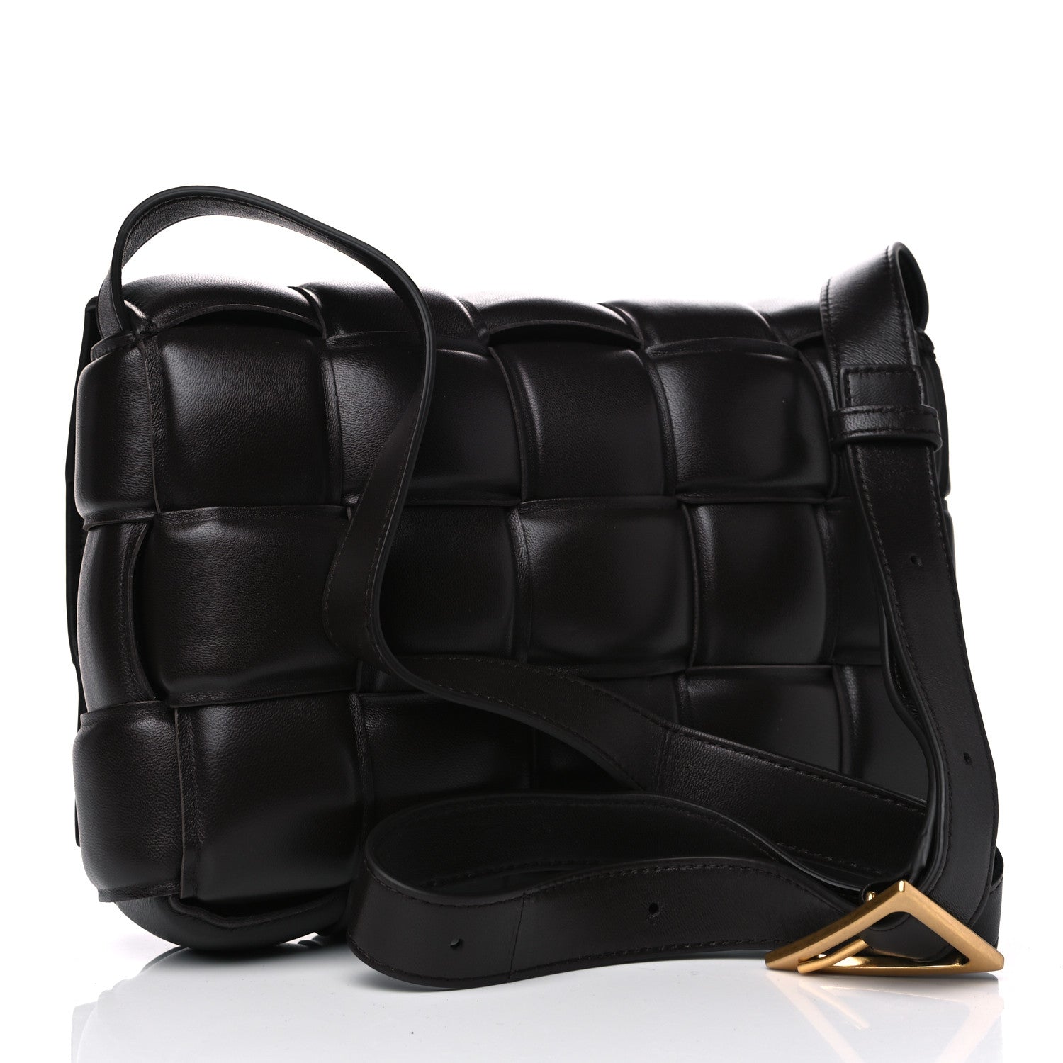 Bottega Veneta Nappa Maxi Intreccio Padded Cassette Crossbody Bag Fondente 2 of 4