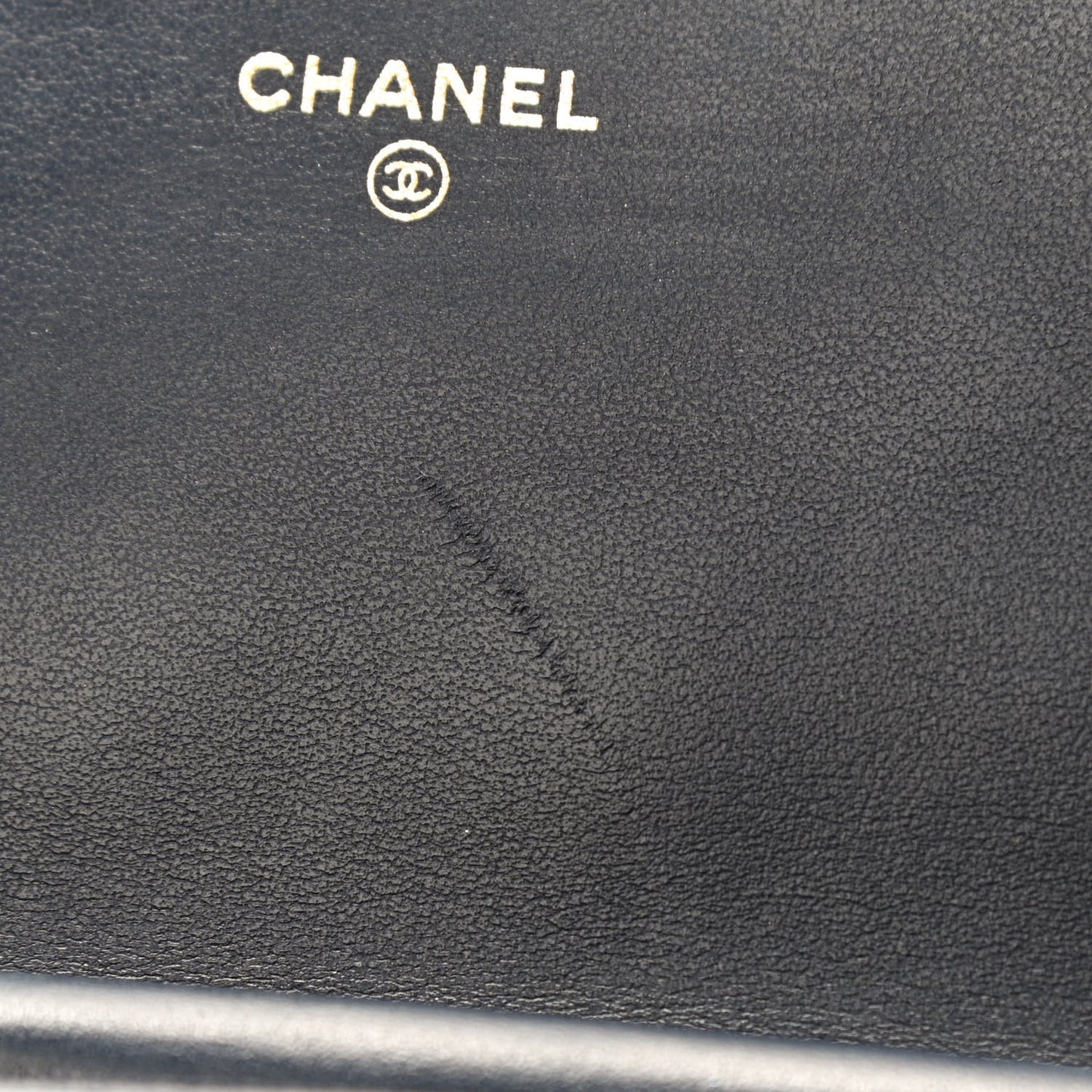 Caviar Quilted Boy Wallet On Chain WOC Navy