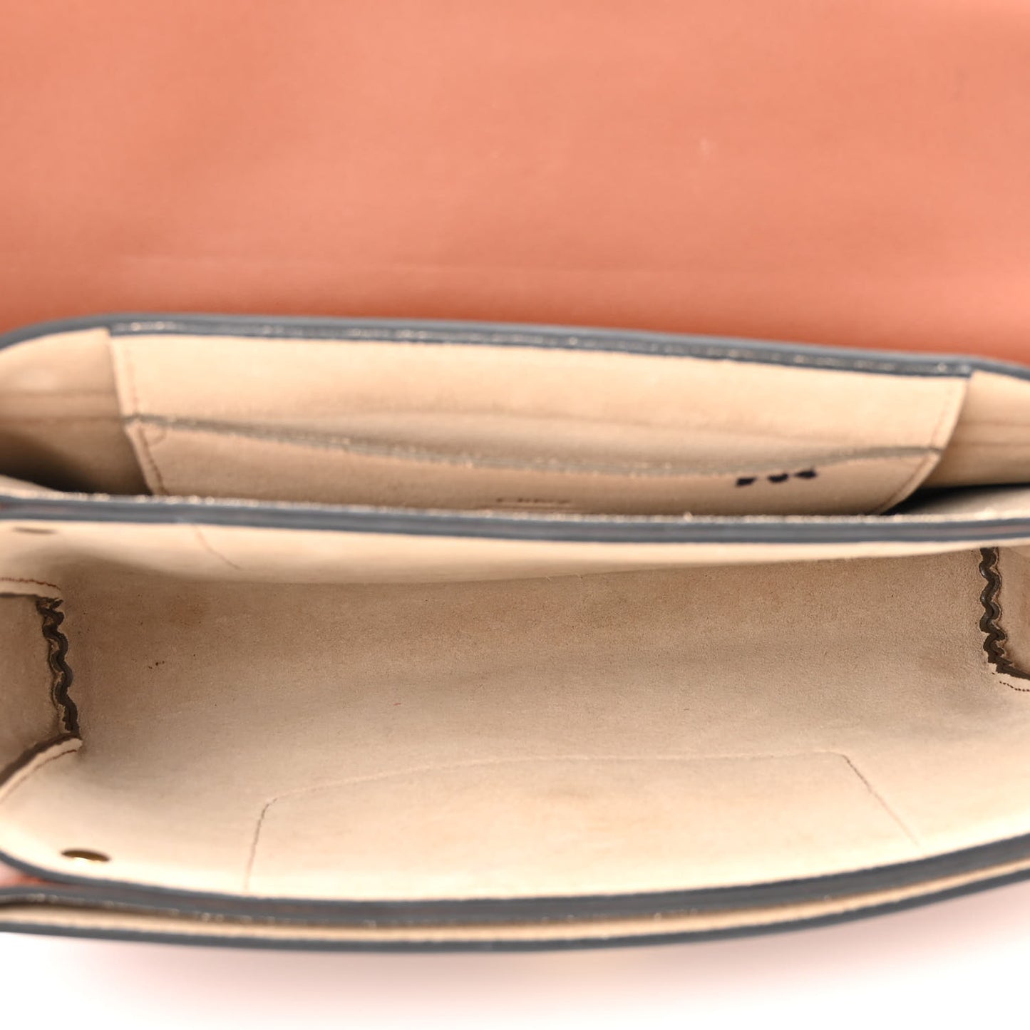 Suede Calfskin Small Faye Shoulder Bag Tobacco