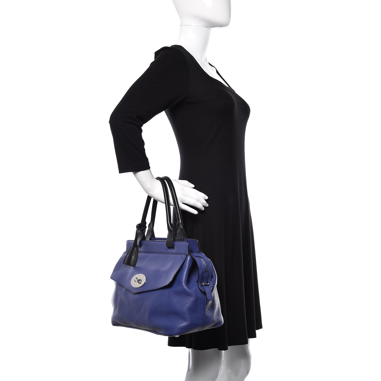 Mulberry Grained Calfskin Zip Tote 2 of 9