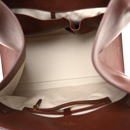 The Row Polished Saddle Calfskin Soft Margaux 15 New Burgundy 5 of 11