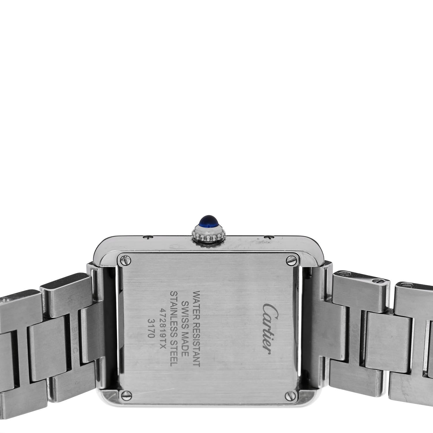 Cartier Stainless Steel 24mm Tank Solo Quartz Watch 4 of 4
