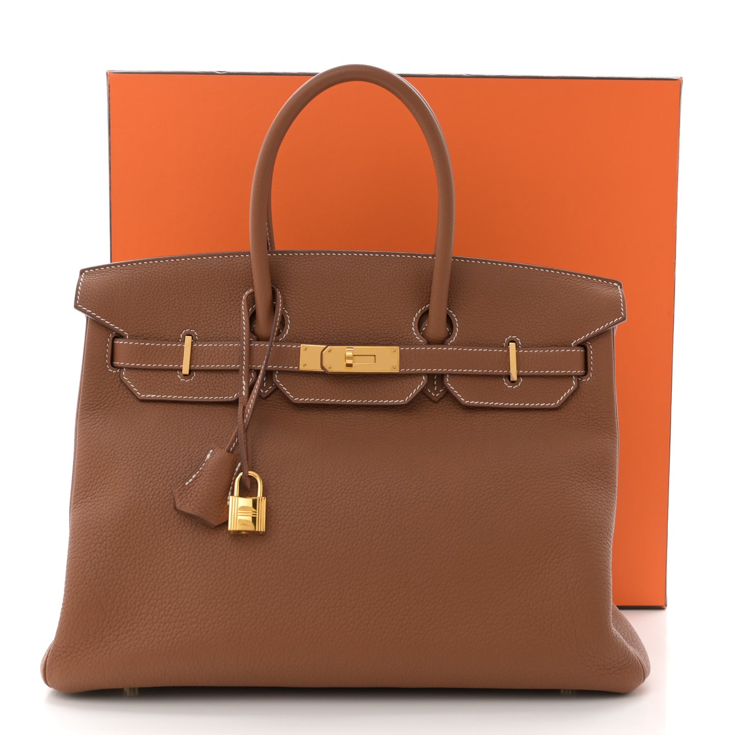 Togo Birkin 35 Gold