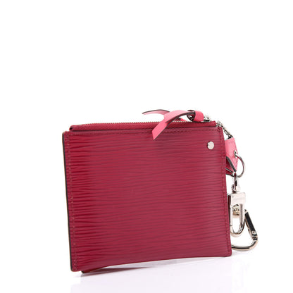Louis Vuitton Epi Trio Card Case Wallet Rose Ballerine Rouge Fuchsia 2 of 6