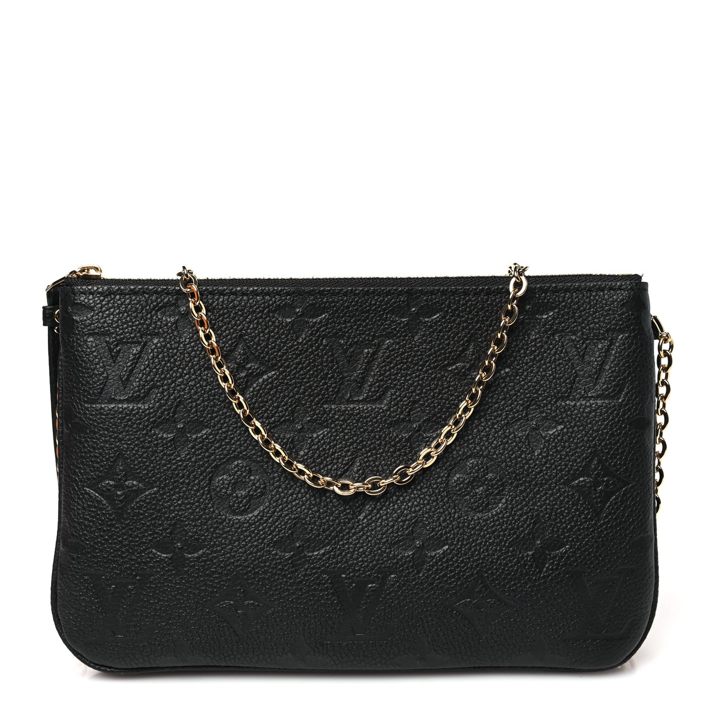Empreinte Double Zip Pochette Black