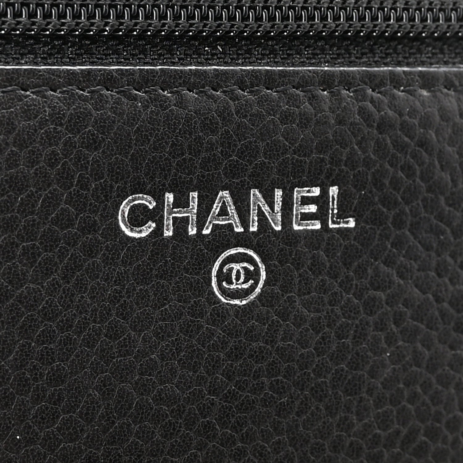 Chanel Caviar Quilted Paris Dallas Wallet on Chain WOC Black 6 of 11