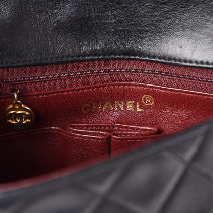 Chanel Lambskin Quilted Small Single Flap Black 6 of 12