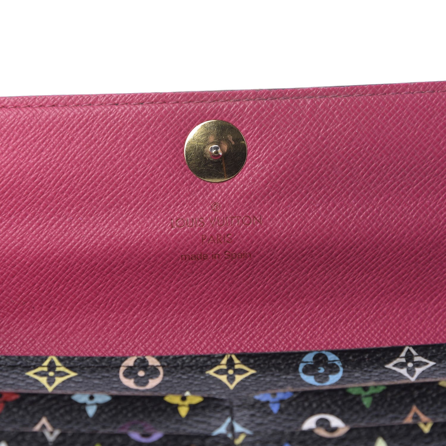 Louis Vuitton Monogram Multicolor Sarah Wallet Black Grenade 10 of 11