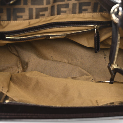 Fendi Zucca Large Chef Shopper Tote Tobacco 5 of 13