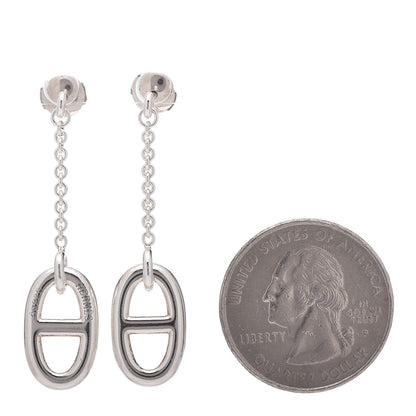 Hermes Sterling Silver Farandole Drop Earrings 2 of 5