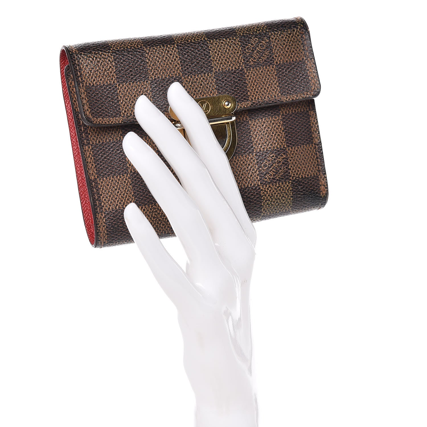 Louis Vuitton Damier Ebene Koala Compact Wallet 2 of 12