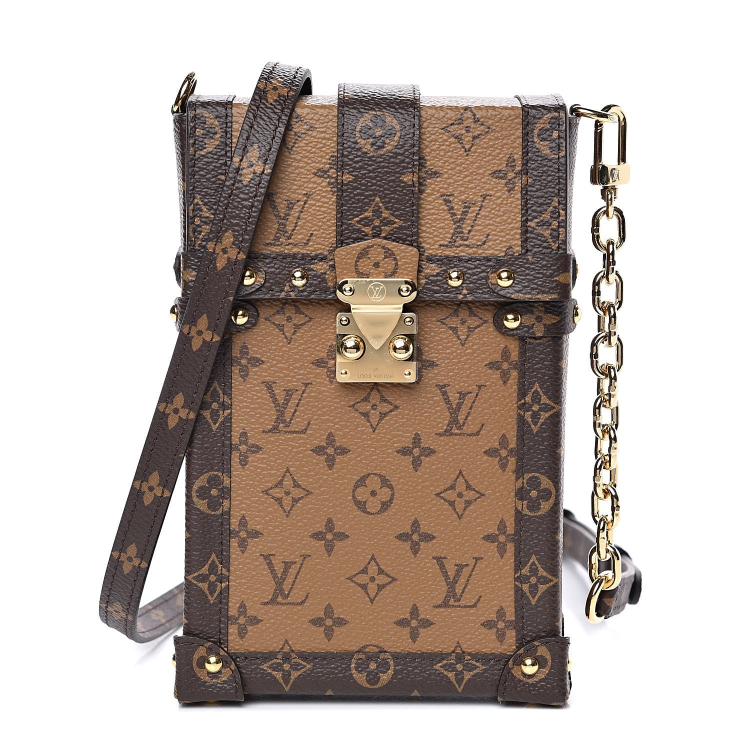 Louis Vuitton Reverse Monogram Pochette Trunk Verticale 1 of 8