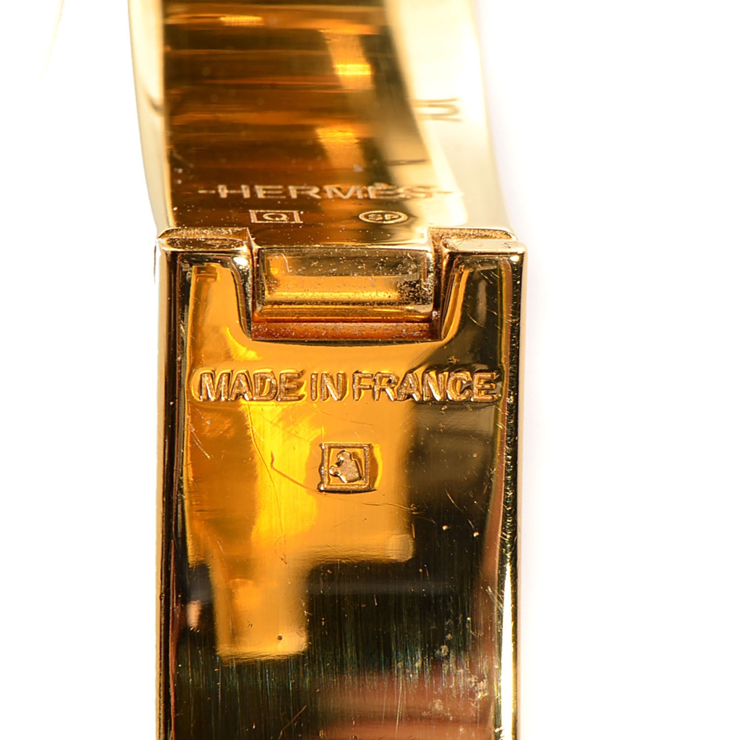 Hermes Narrow Enamel H Bracelet PM 6 of 6