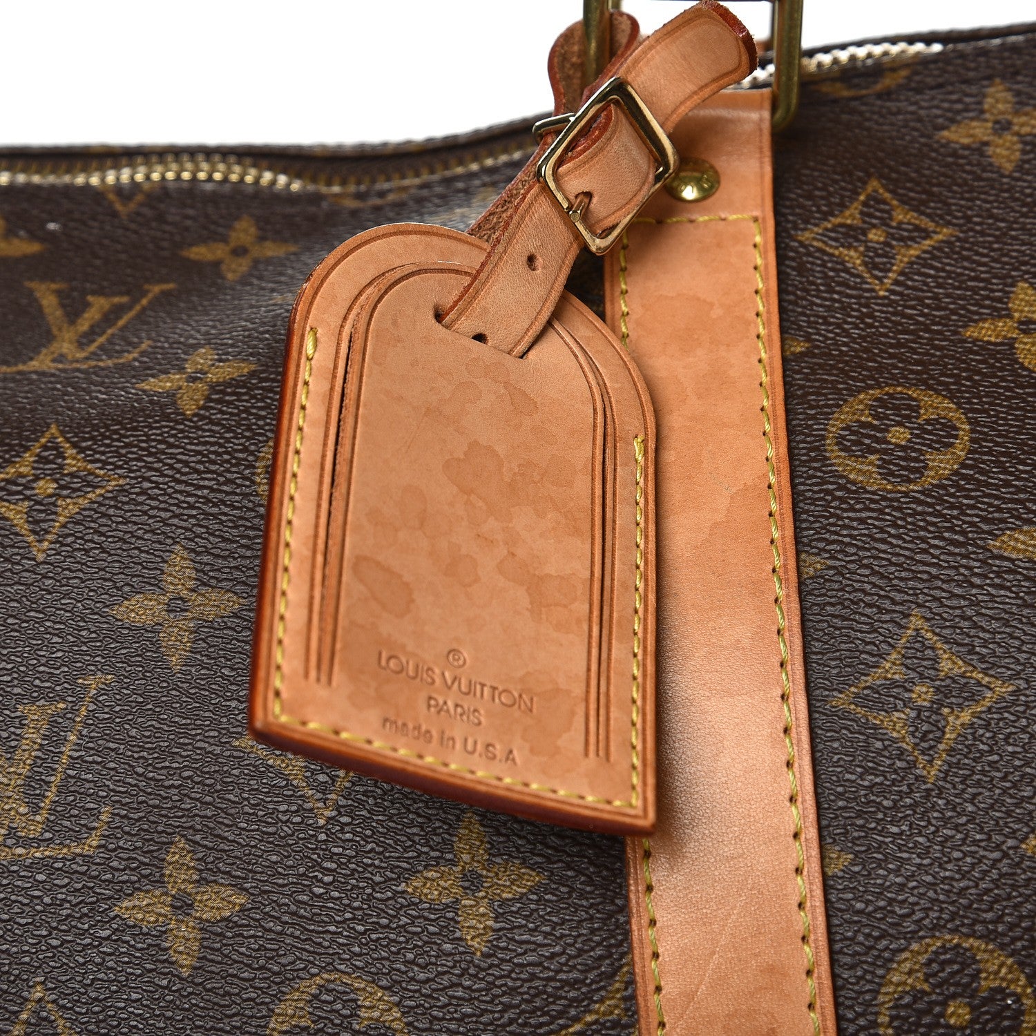 Louis Vuitton Monogram Keepall Bandouliere 55 8 of 18