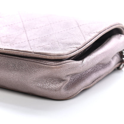 Chanel Metallic Lambskin Quilted Wallet On Chain WOC Lilac 9 of 9