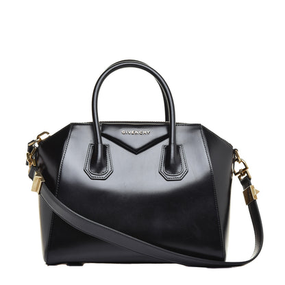 Givenchy Shiny Lord Calfskin Small Antigona Black 1 of 9