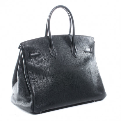 Hermes Taurillon Clemence Birkin 35 Black 3 of 10