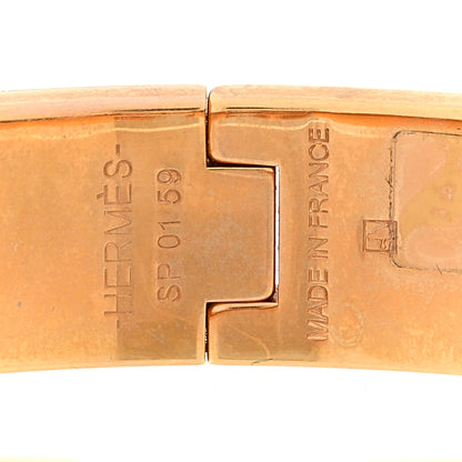 Hermes Enamel Narrow Clic Clac H Bracelet PM Black 3 of 3