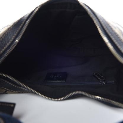 Gucci Monogram Web Small Pop Hobo Navy 4 of 6