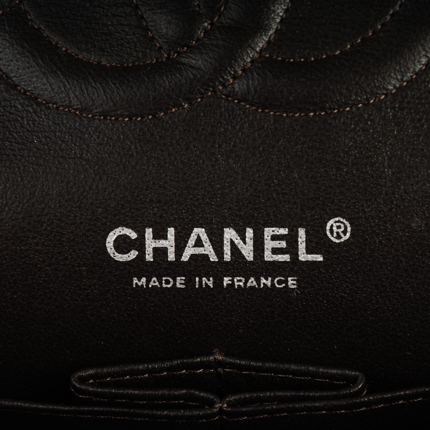 Chanel Lambskin Quilted Medium Double Flap Dark Brown 7 of 8