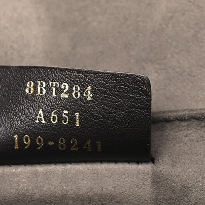 Fendi Vitello Century F is Fendi Bi-Color FF 1974 Embossed Kan I Shoulder Bag Maya Black 7 of 9