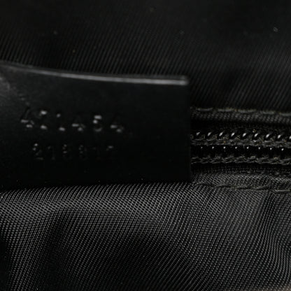 Gucci GG Supreme Monogram Web Messenger Bag Black 7 of 10