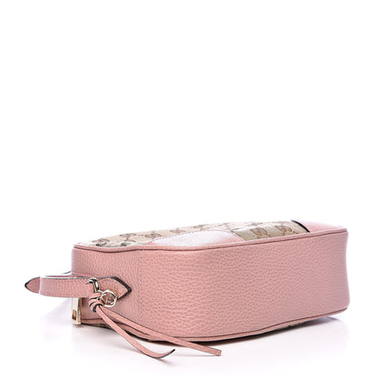 Gucci Monogram Mini Bree Messenger Bag Beige Soft Pink 4 of 9