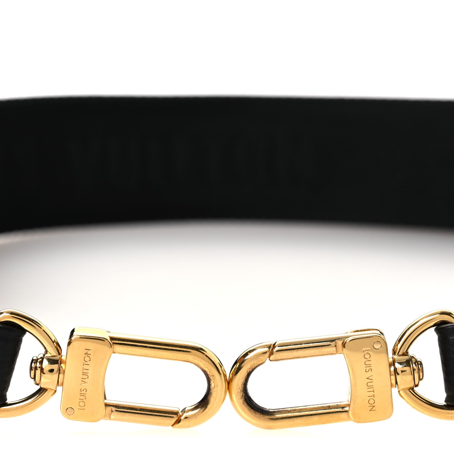 Louis Vuitton Nylon Empreinte Monogram Giant Bandouliere Strap with Coin Purse Black Beige 6 of 7