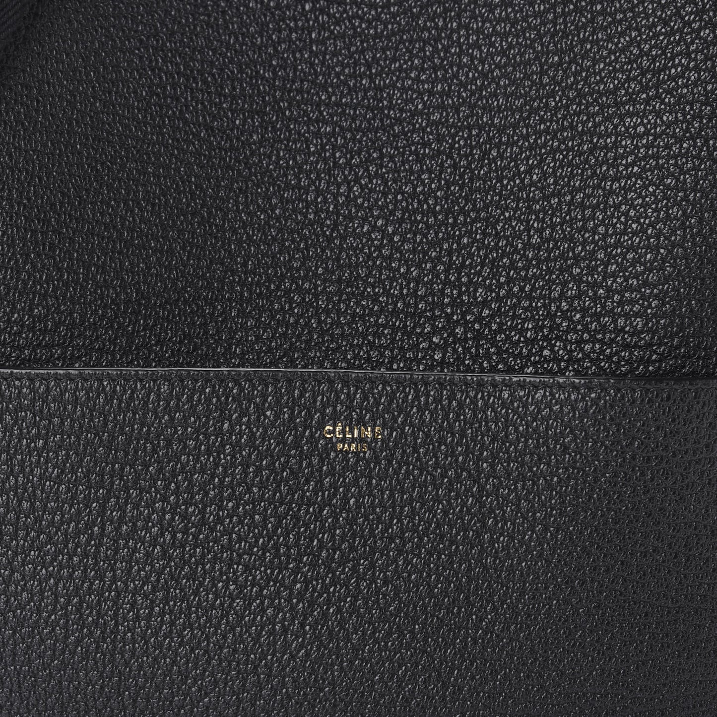 Soft Grained Calfskin Sangle Bucket Bag Black