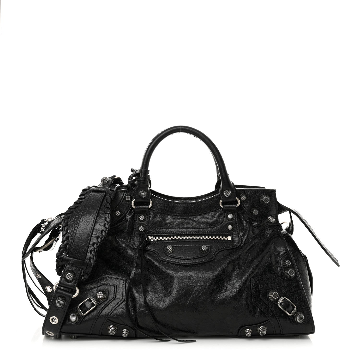 Balenciaga Agneau Arena Neo Cagole City Handbag Black 1 of 11