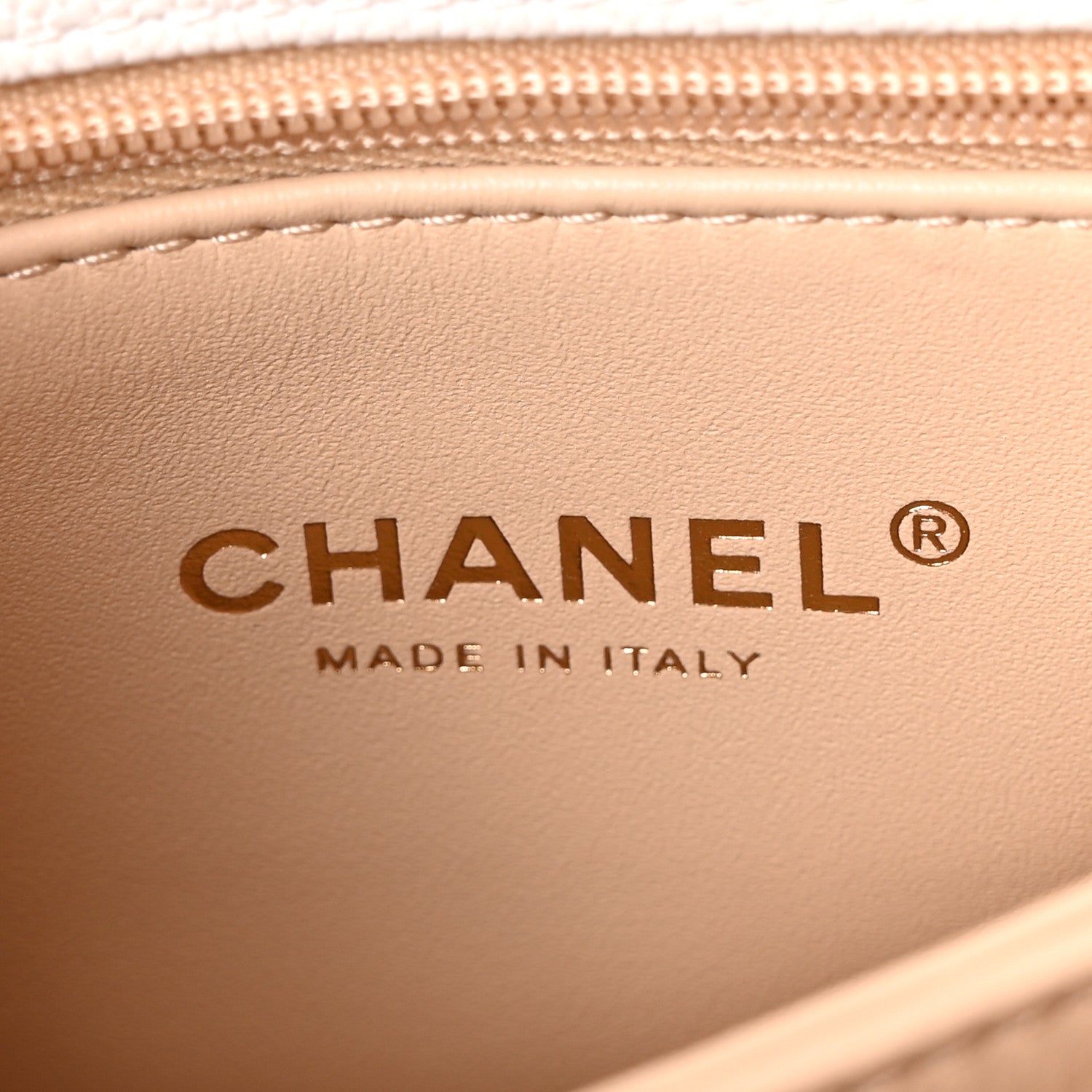 Chanel Caviar Quilted Mini Coco Handle Flap White 6 of 10