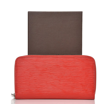 Louis Vuitton Epi Zippy Wallet Coquelicot 7 of 8