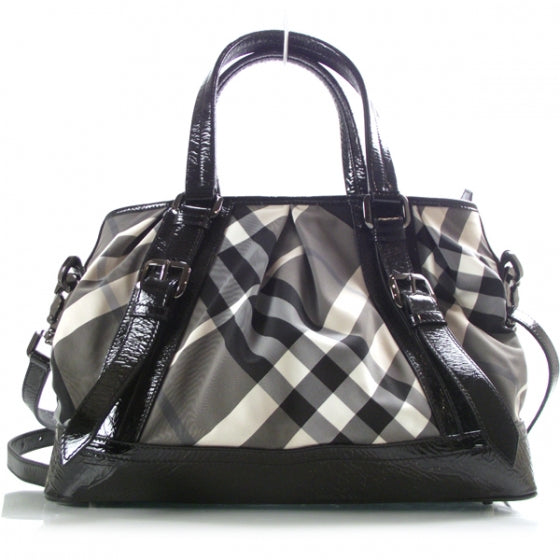Burberry Nylon Beat Check Lowry Black 1 of 11