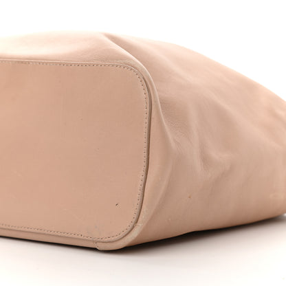Gucci Calfskin Loop Bucket Tote Beige 10 of 13