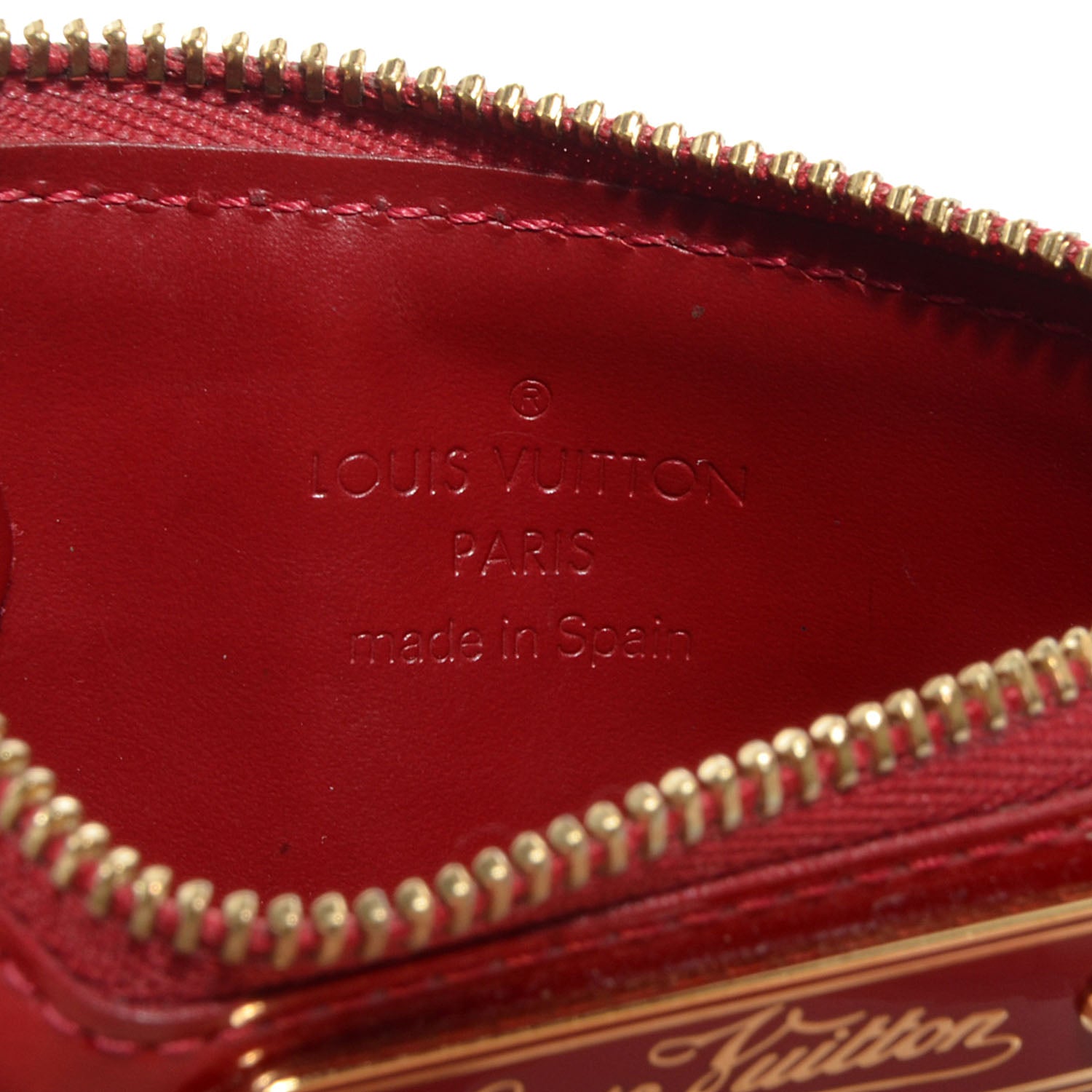 Louis Vuitton Vernis Key Pouch Pomme D'Amour 8 of 8