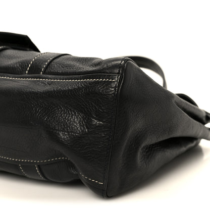 Prada Calf Pocket Shoulder Bag Black 11 of 11
