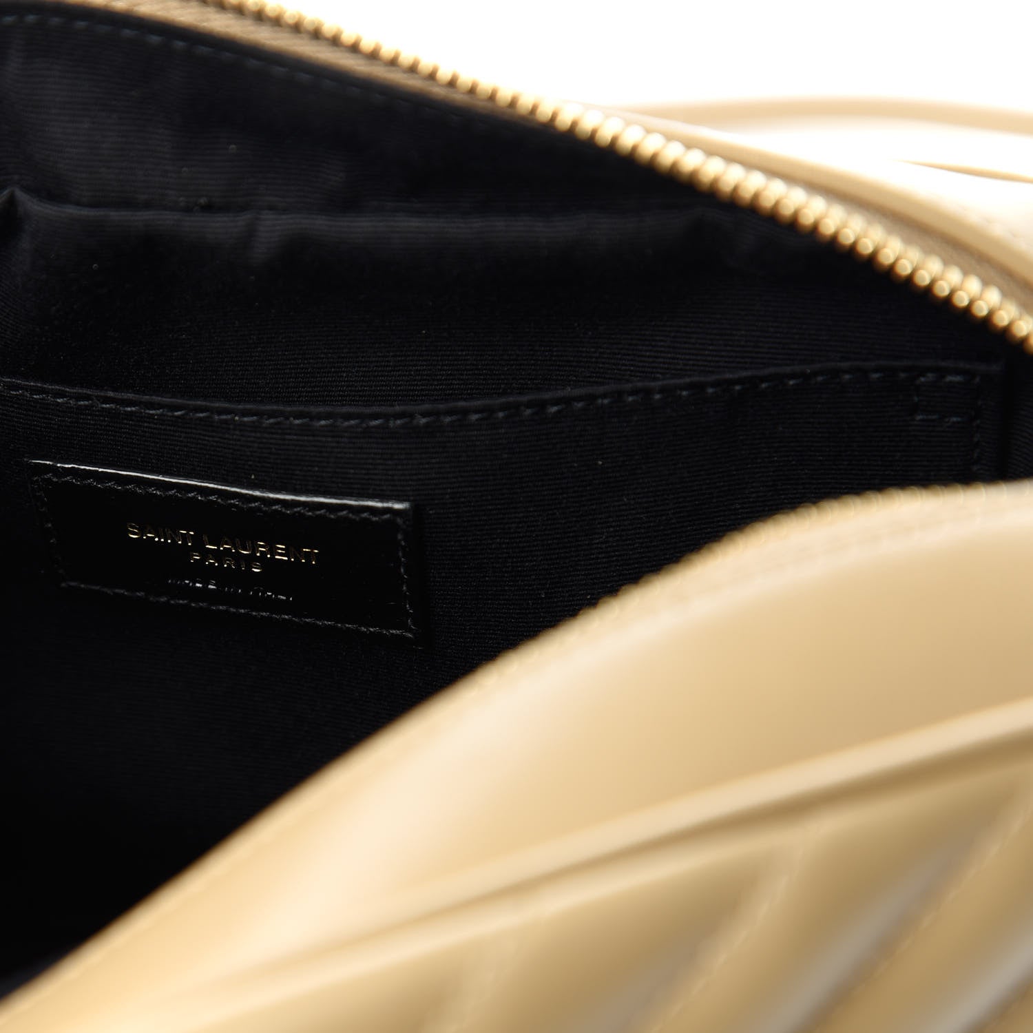 Saint Laurent Calfskin Matelasse Monogram Lou Camera Bag Dusty Grey 8 of 11