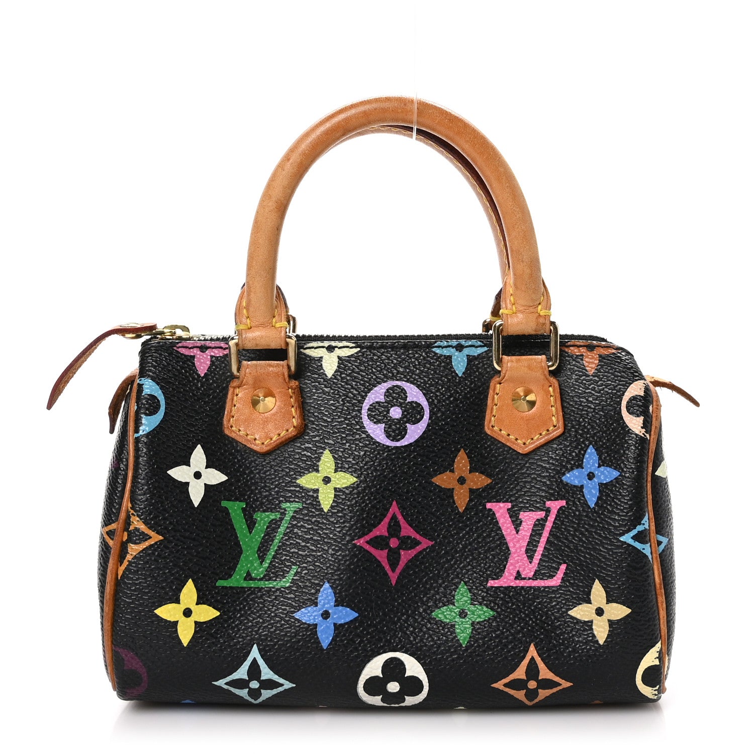 Louis Vuitton Monogram Multicolor Mini Sac HL Speedy Black 1 of 12