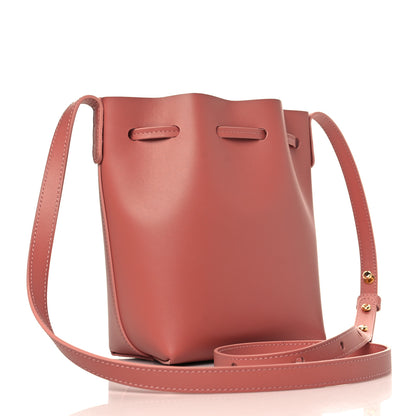 Mansur Gavriel Calfskin Mini Bucket Bag Blush 3 of 9