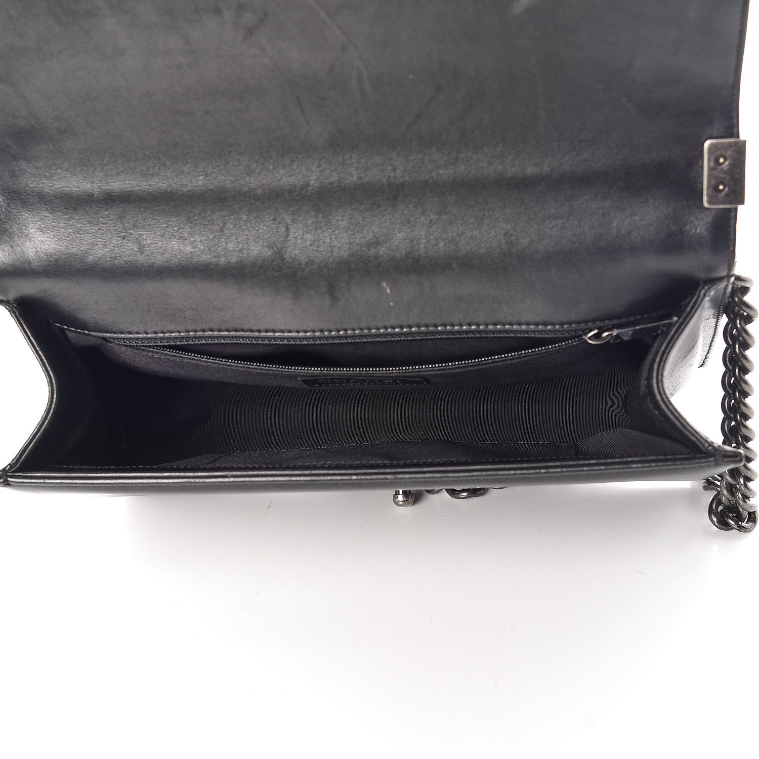 Chanel Lambskin Quilted New Medium Boy Flap Black 7 of 10