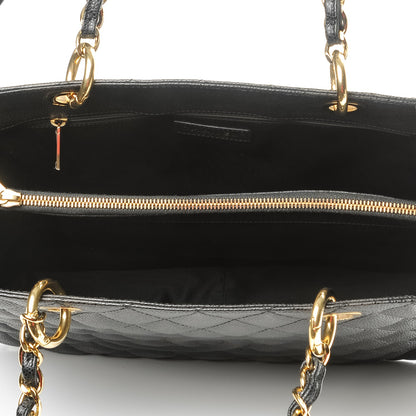 Chanel Caviar Quilted Grand Shopping Tote GST Black 7 of 7