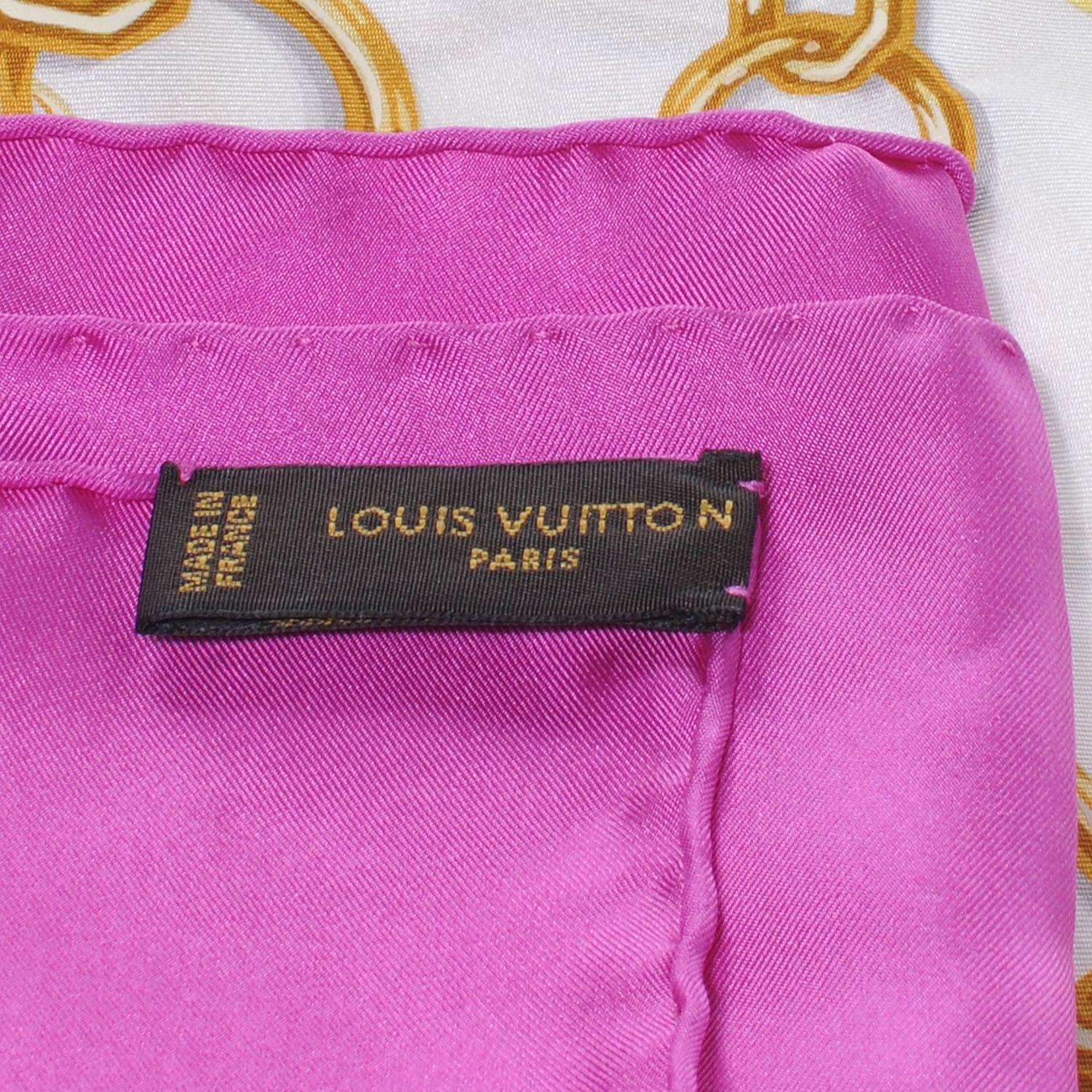 Louis Vuitton Silk Monogram Charms Silk Scarf 6 of 7