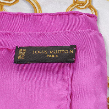 Louis Vuitton Silk Monogram Charms Silk Scarf 6 of 7