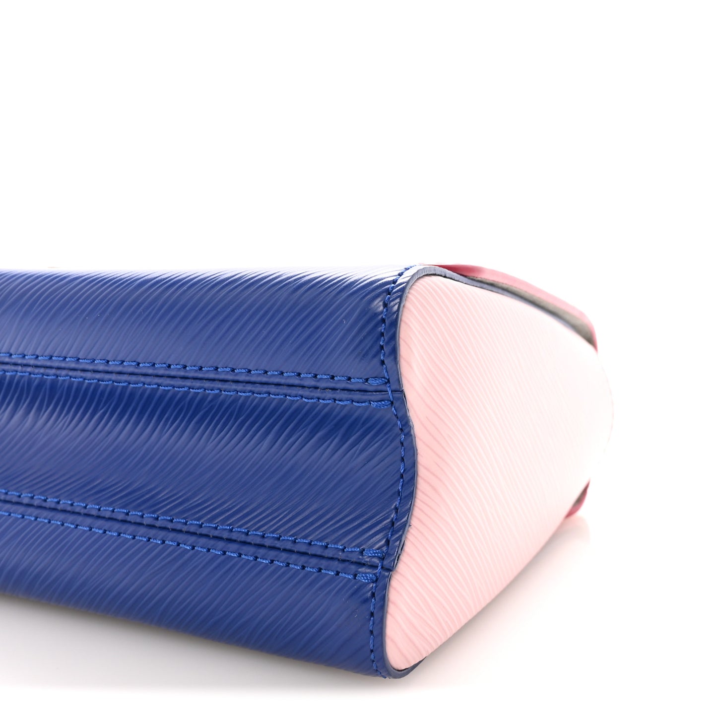 Epi Twist Shoulder Bag MM Pink Blue