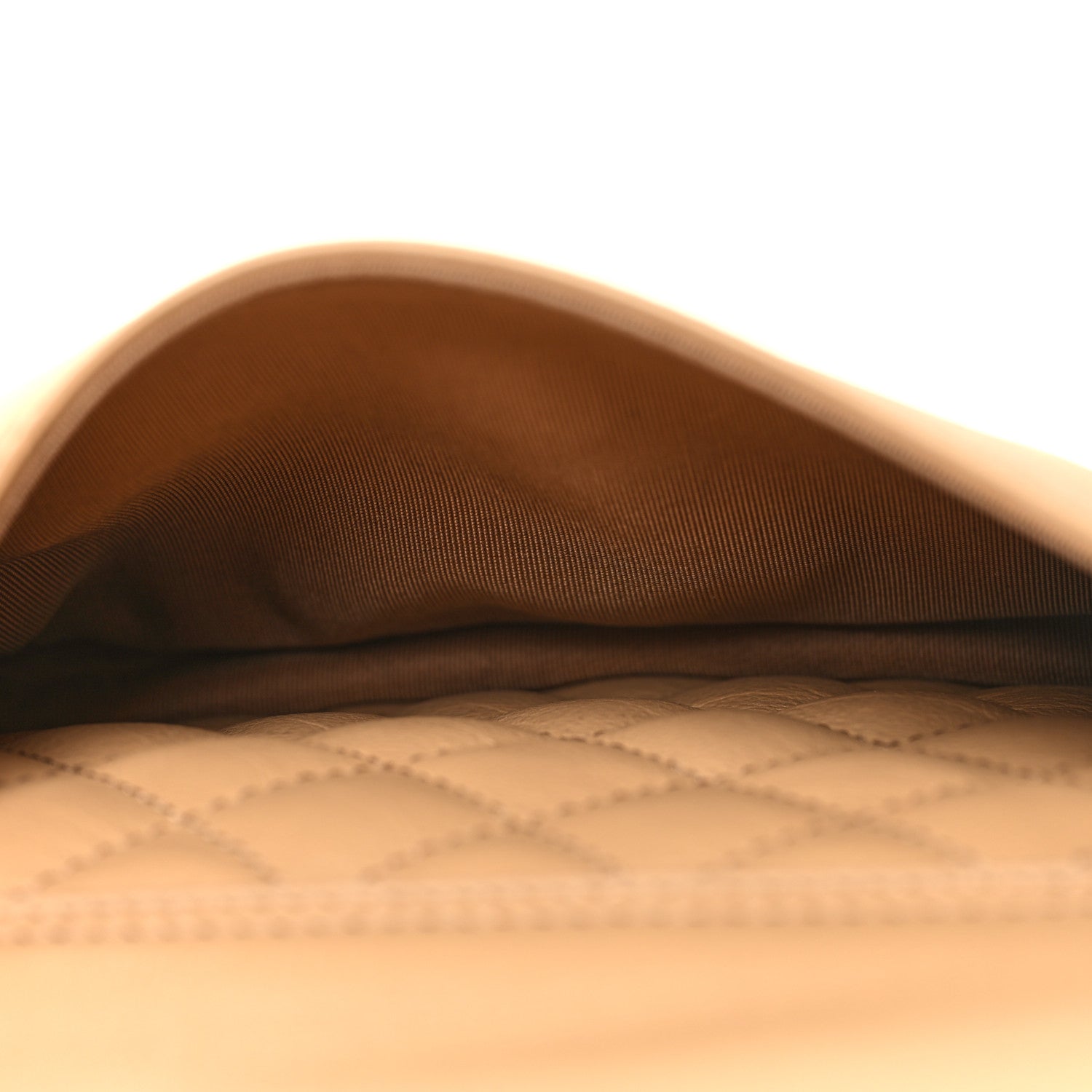 Chanel Calfskin Quilted Messenger Flap Beige 6 of 11