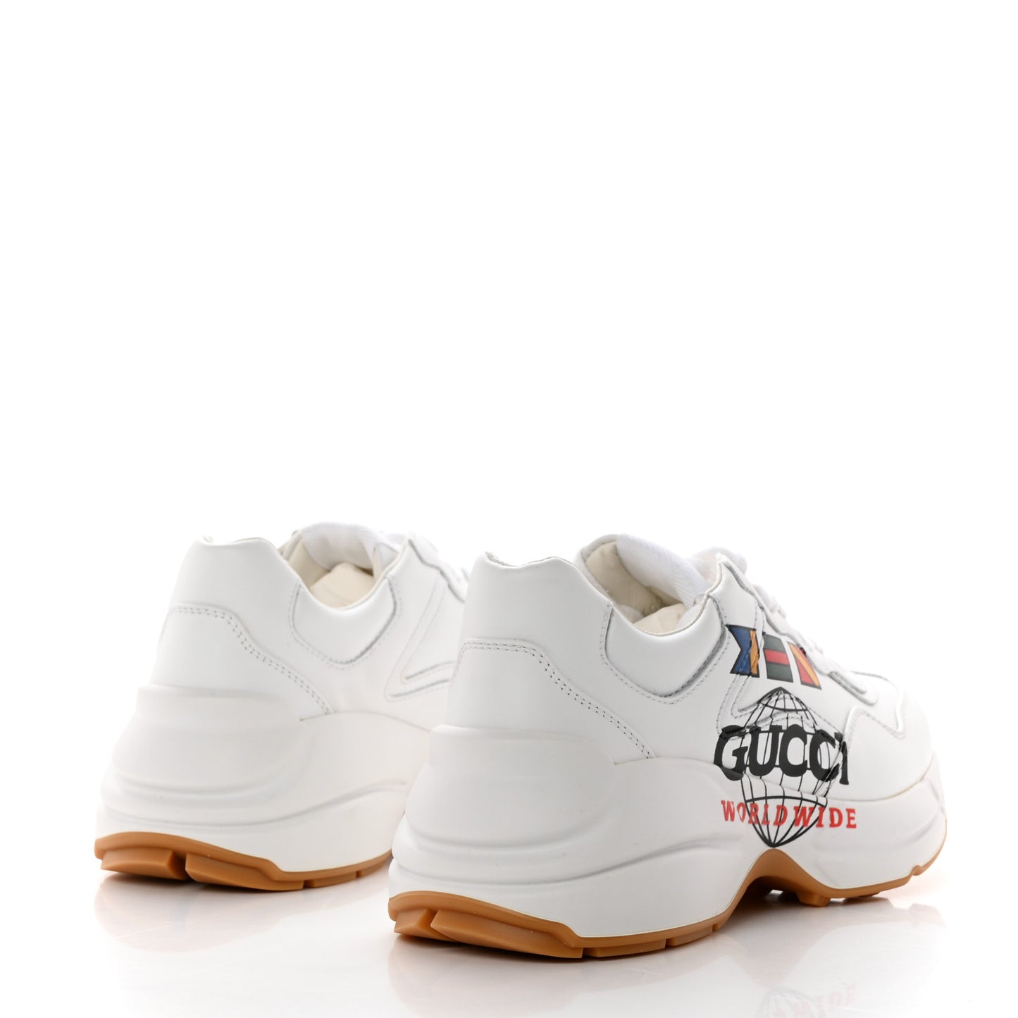 Calfskin Worldwide Womens Rhyton Sneakers 35.5 Great White