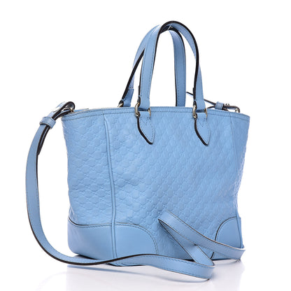 Gucci Microguccissima Small Bree Tote Mineral Blue 3 of 11