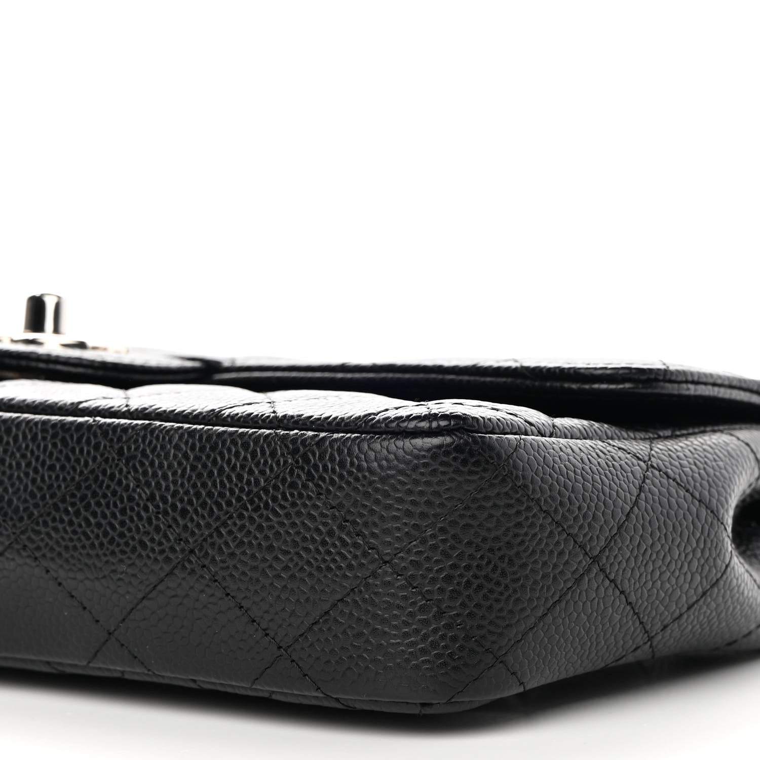 Chanel Caviar Quilted East West Flap Black 10 of 11